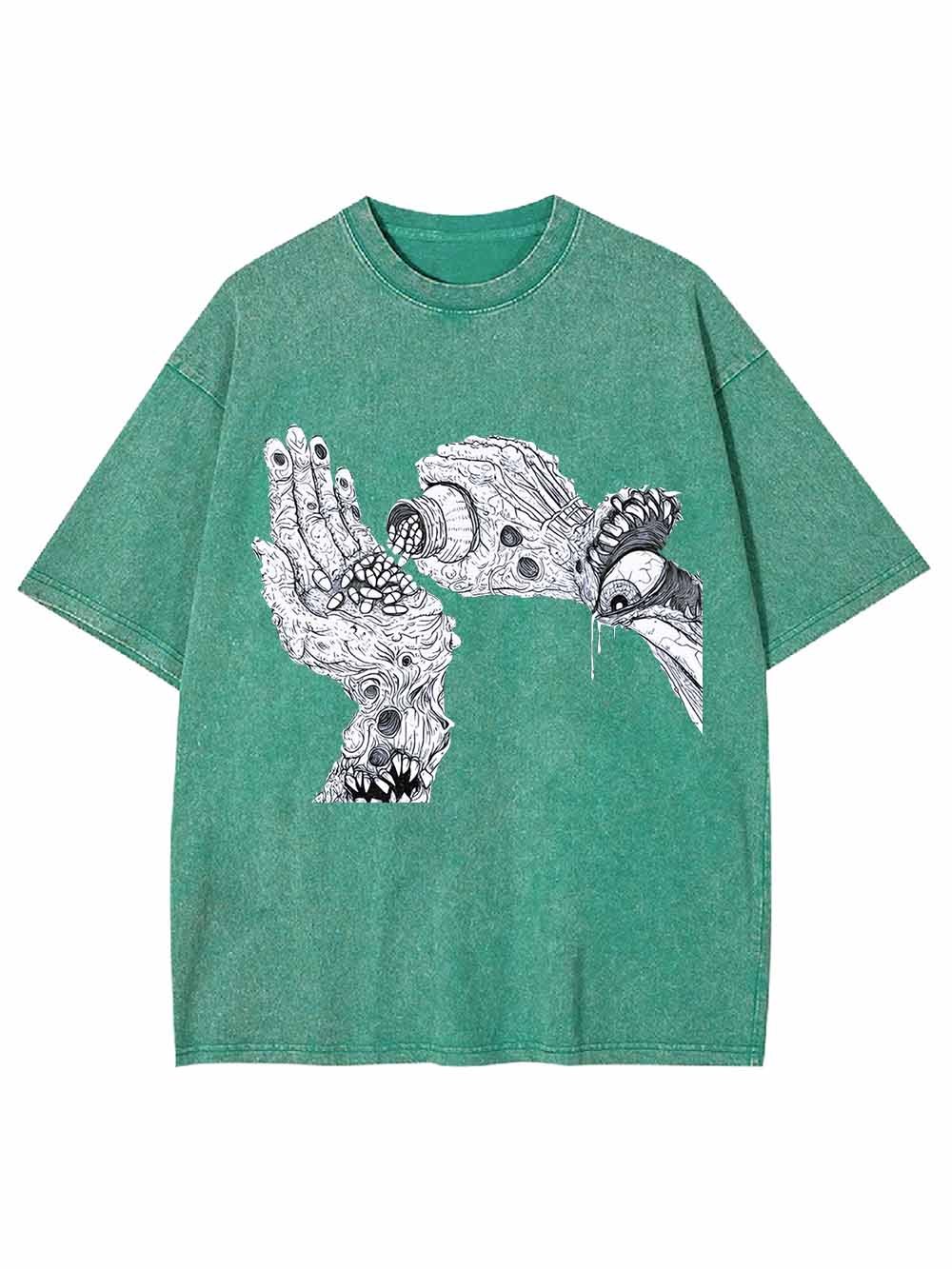 DISTORTED REALITY WASHED TSHIRT