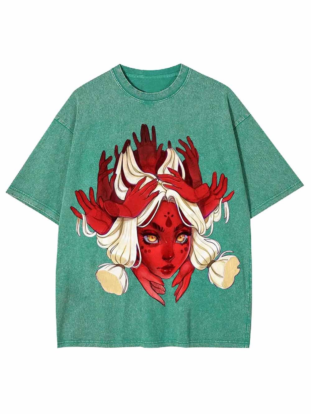 DEMON QUEEN WASHED TSHIRT