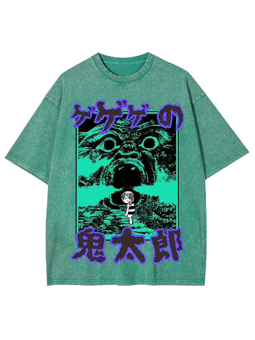 GeGeGe no Kitaro Washed Tshirt