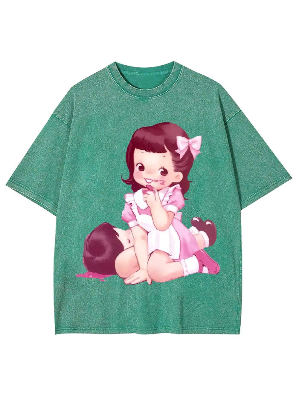 Sweet But Psycho Washed Tshirt