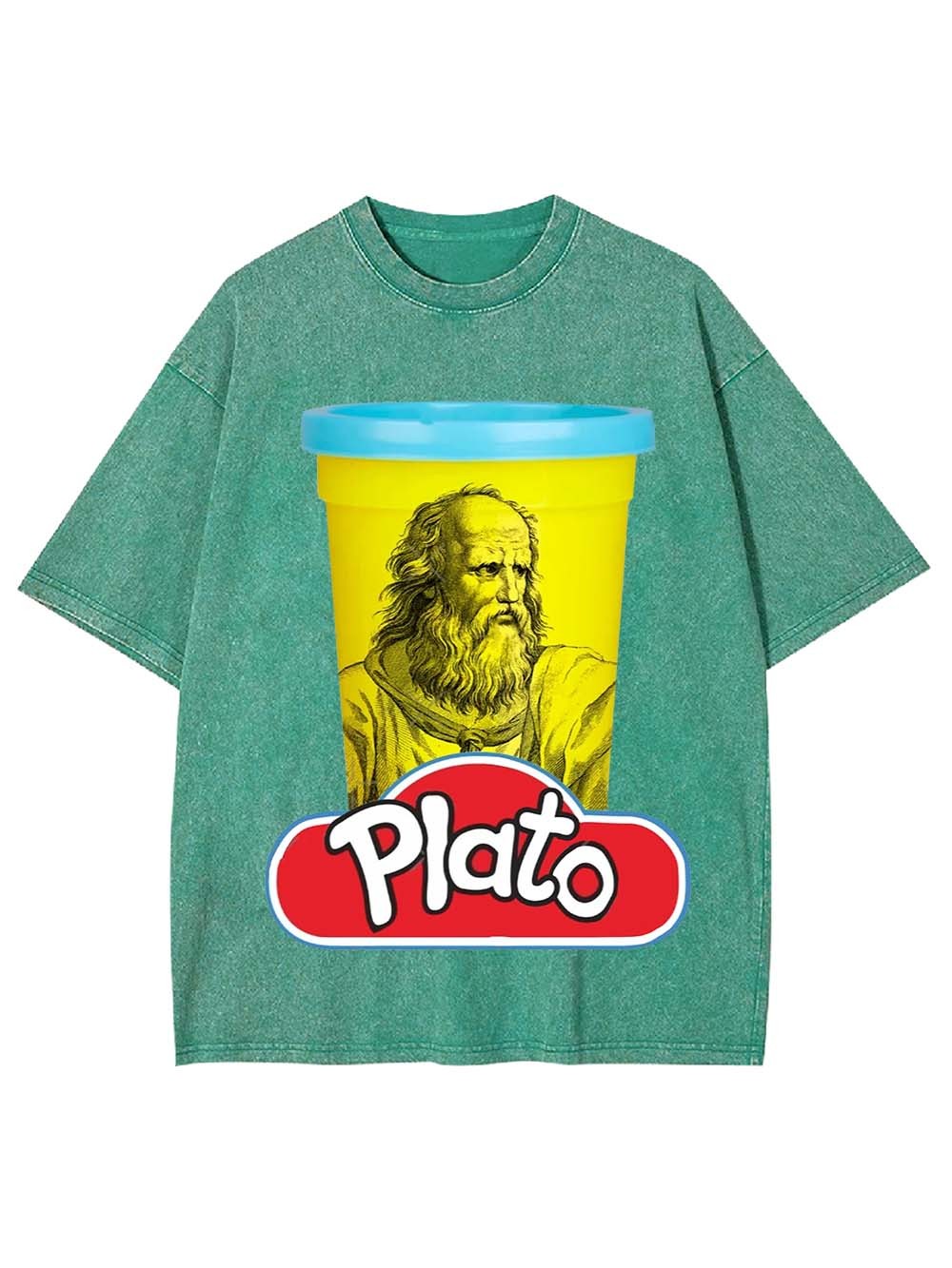Plato Playful Twist Washed Tshirt