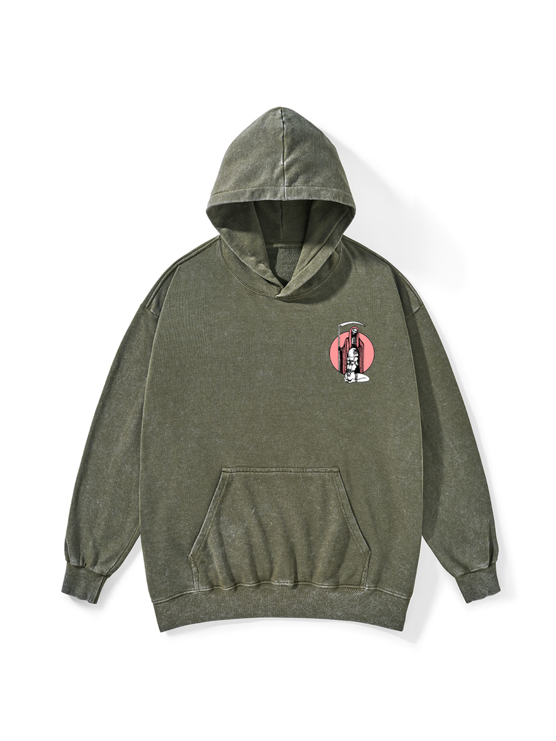 Death And Bound Washed Hoodie