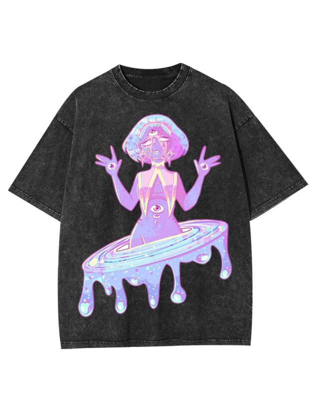 Three Eyed God Washed Tshirt