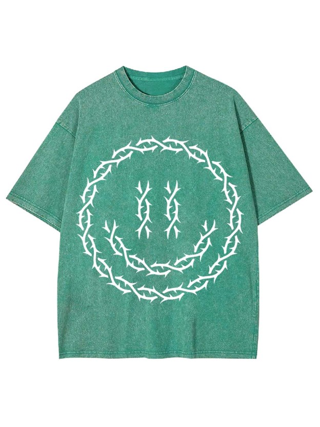 Thorned Smile Washed Tshirt