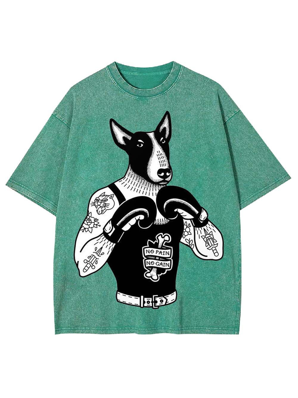 No Pain No Gain Washed Tshirt