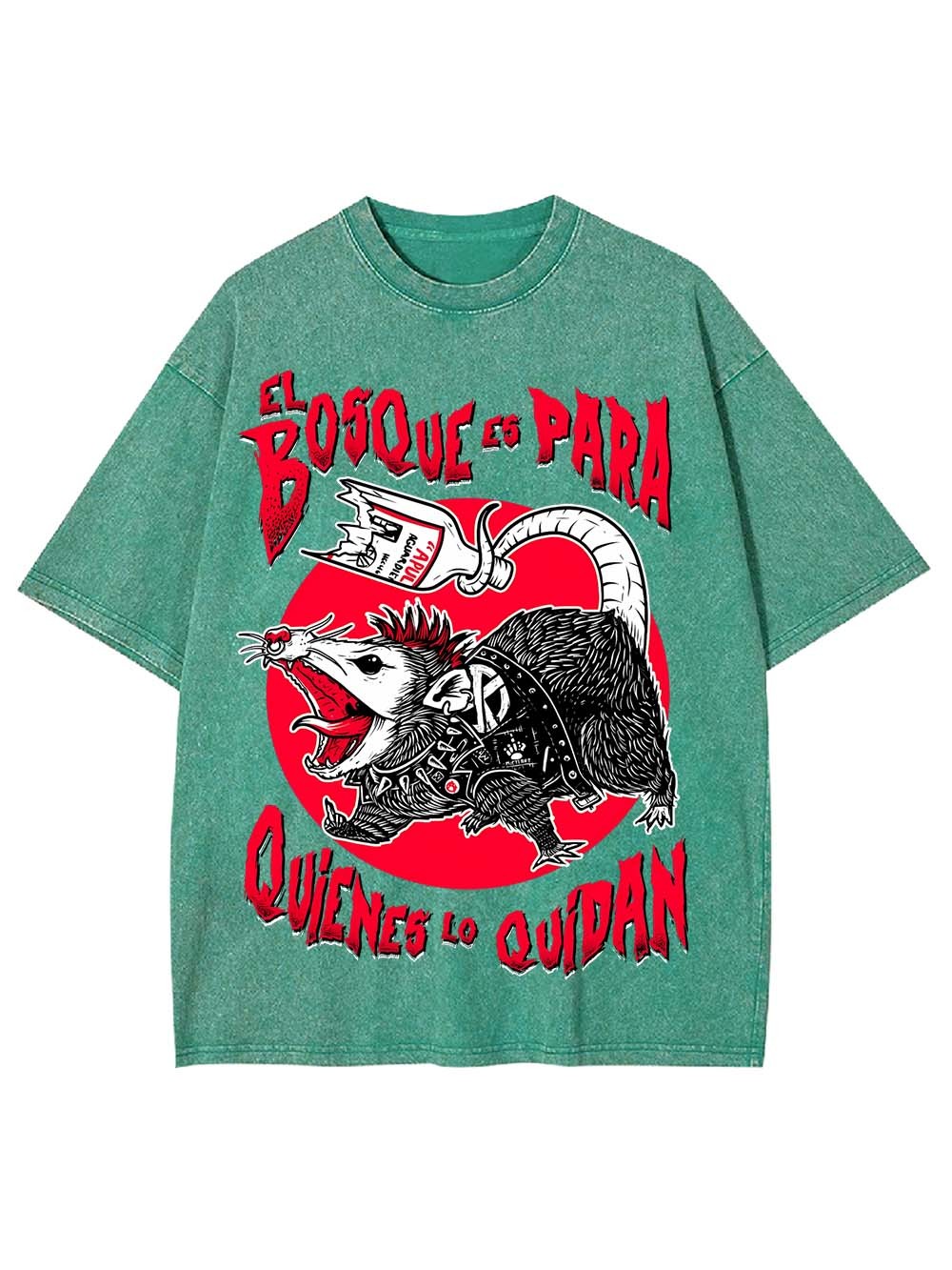 The Forest Is for Those Who Care Washed Tshirt