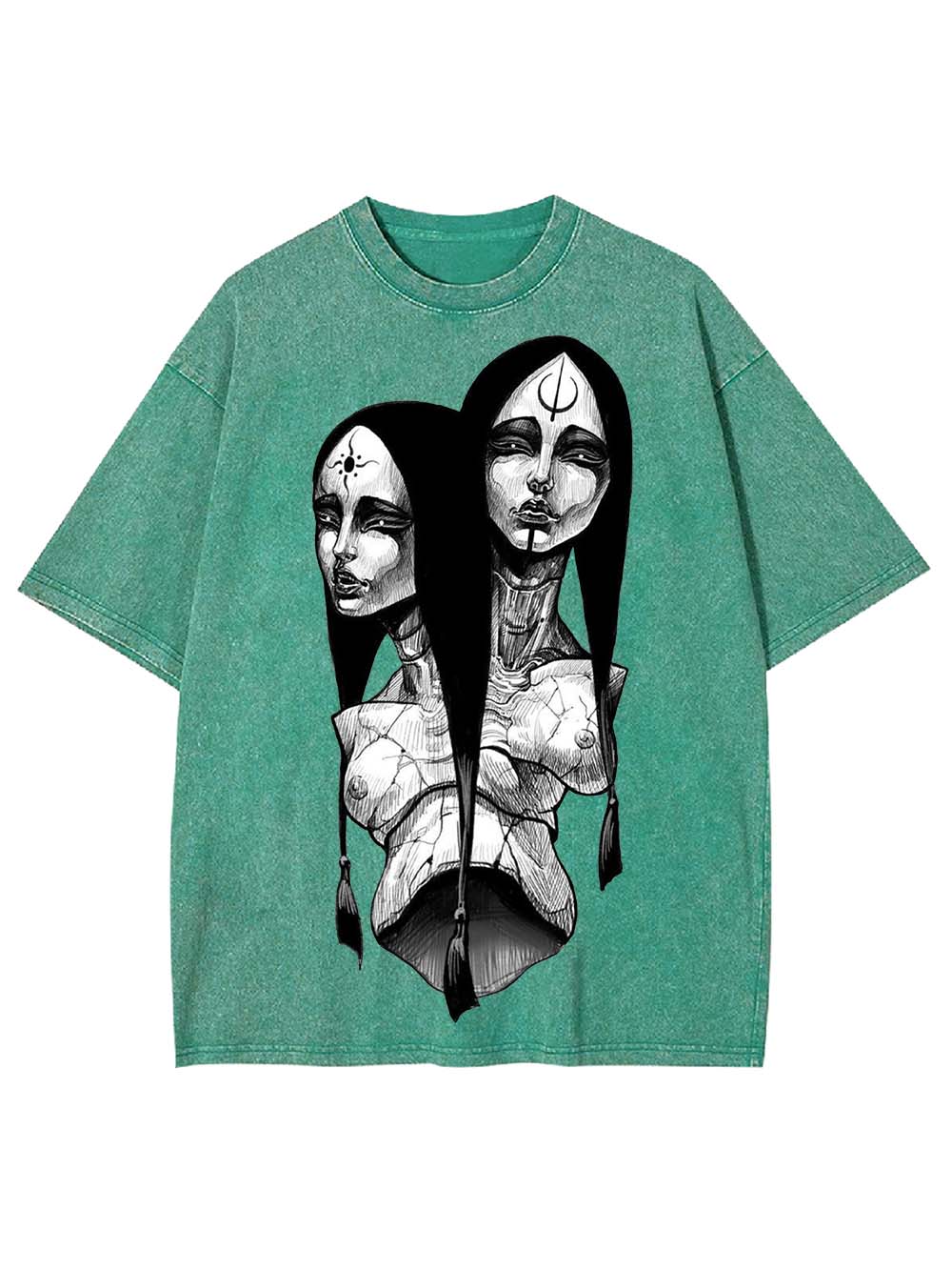 DUALITY OF SOULS WASHED TSHIRT