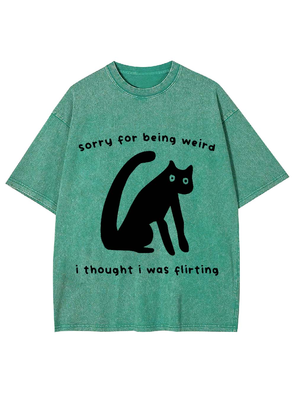 Sorry For Being Weird   I Thought I Was Flirting Washed Tshirt