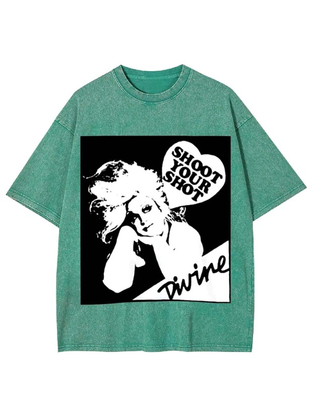 Shoot Your Shot Washed Tshirt