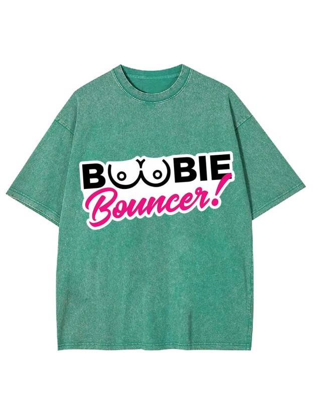 Boobie Bouncer Washed Tshirt