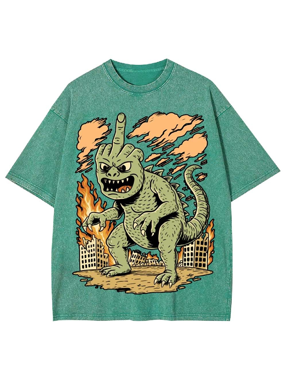 Rampaging Beast Washed Tshirt