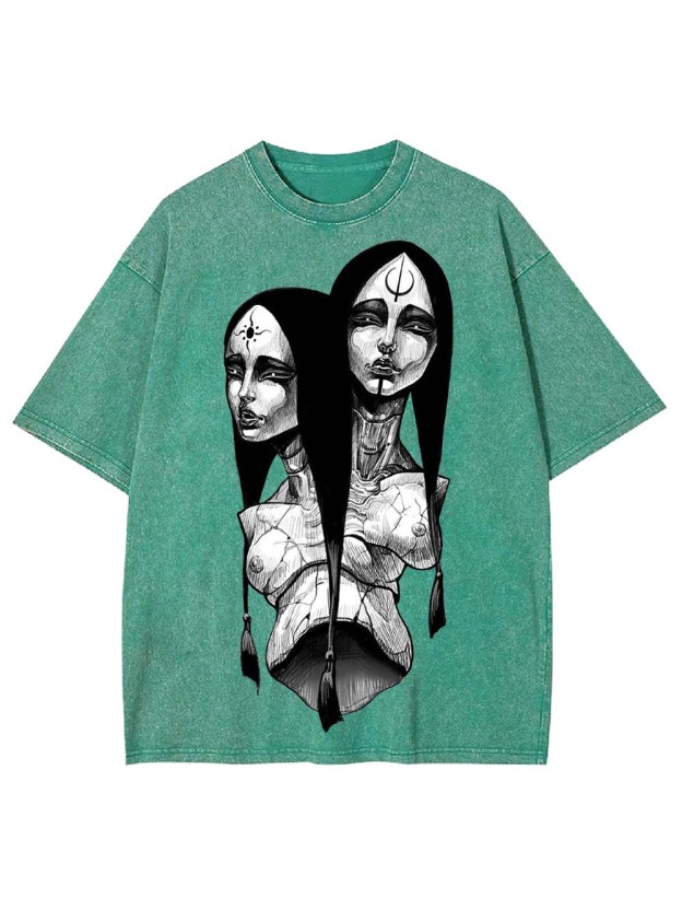 DUALITY OF SOULS WASHED TSHIRT
