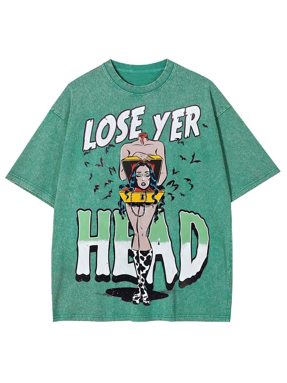 LOST YER HEAD WASHED TSHIRT