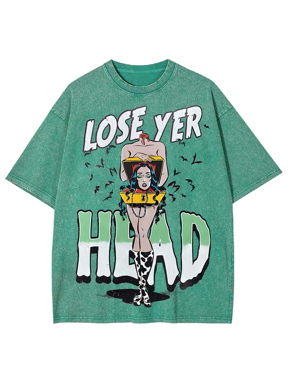LOST YER HEAD WASHED TSHIRT