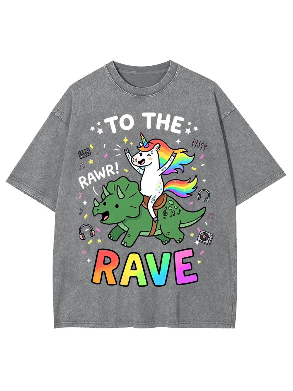 TO THE RAWR Washed Tshirt