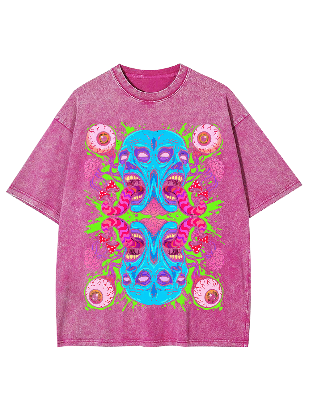 Symmetric Scream Washed Tshirt