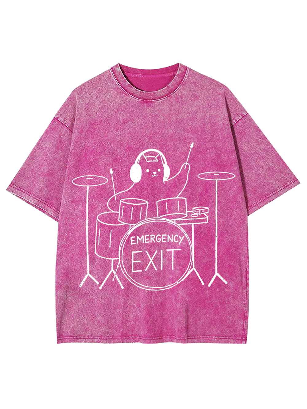Emergency Groove – Cute Band Washed Tshirt