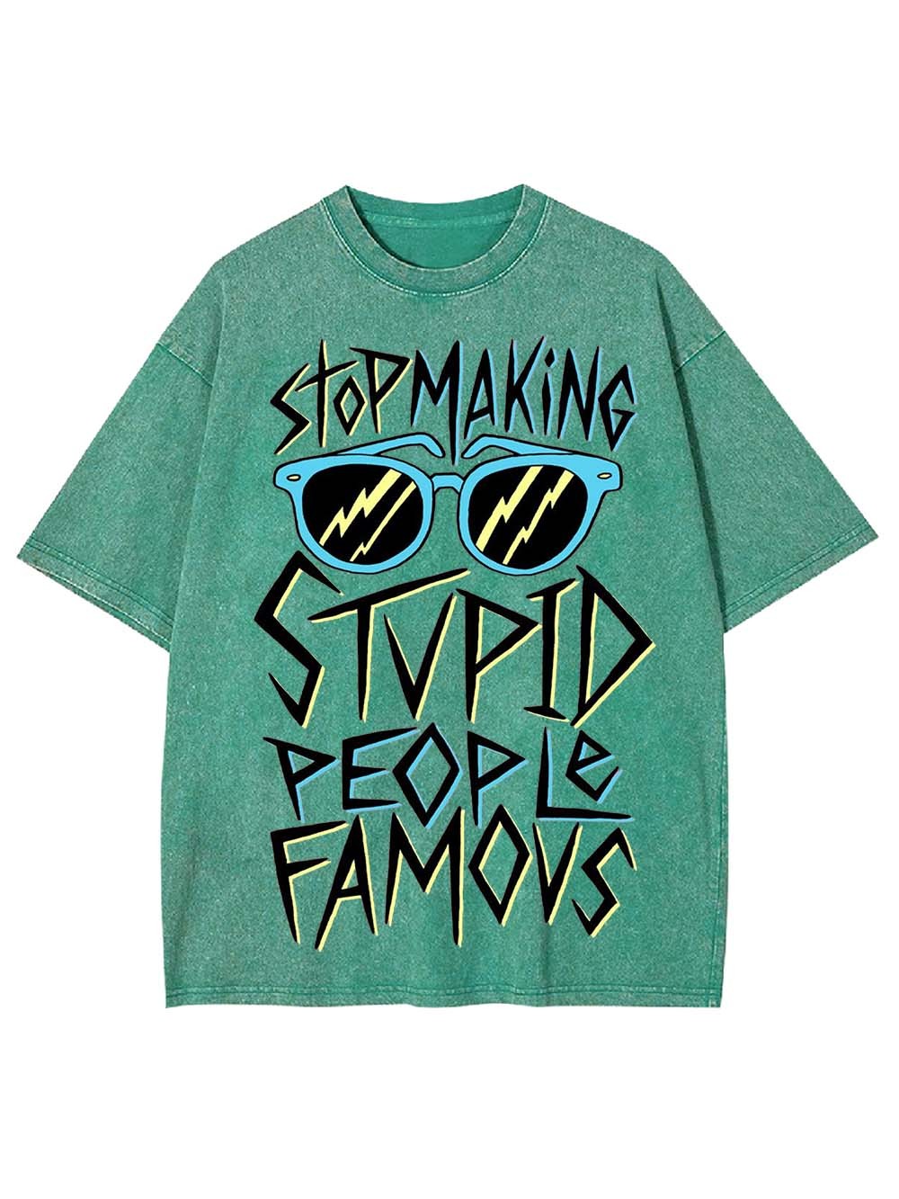 Stop Making Stvid People Famous Washed Tshirt