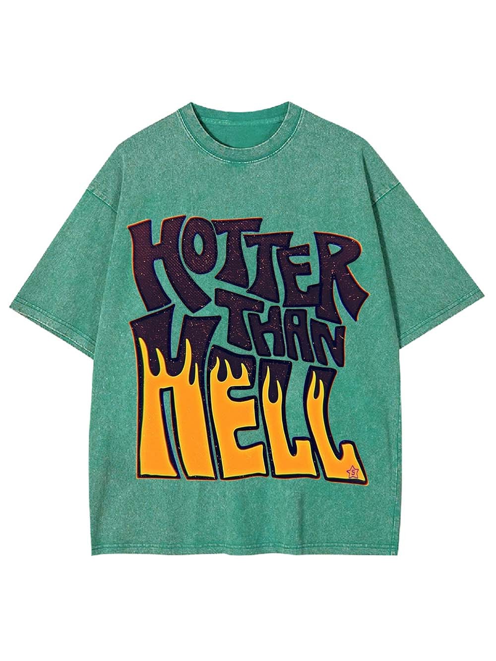 Hotter Than Hell Washed Tshirt
