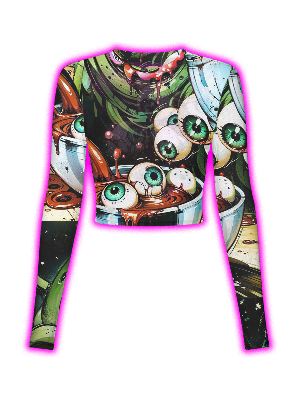Monster Feast Mesh Top