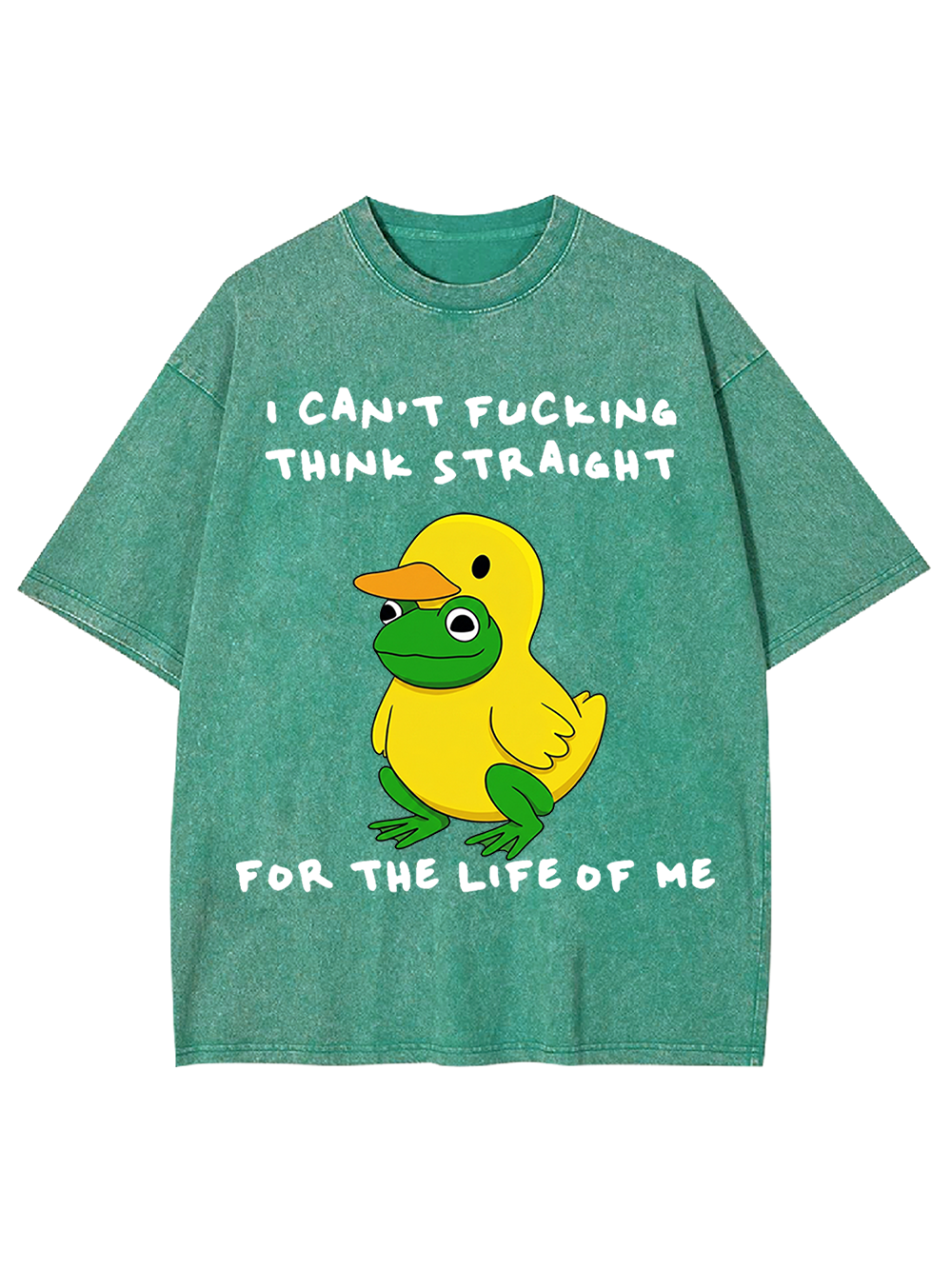 I CAN’T FUCKING THINK STRAIGHT FOR THE LIFE OF ME Washed Tshirt