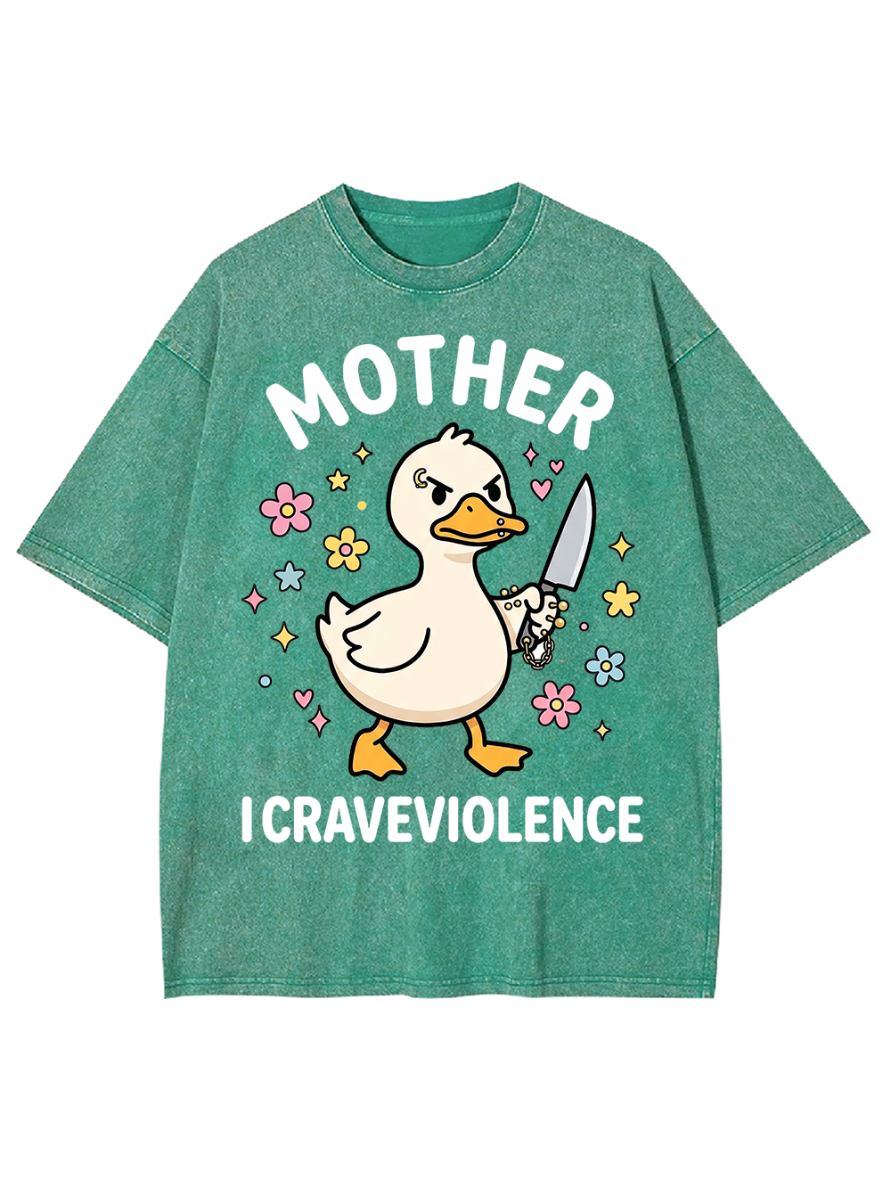 MOTHER I CRAVE VIOLENCE Washed Tshirt