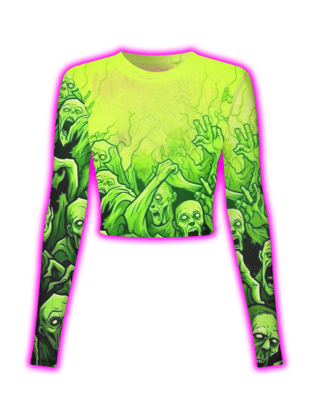 Toxic Souls Cyber Horror Aesthetic Mesh Top