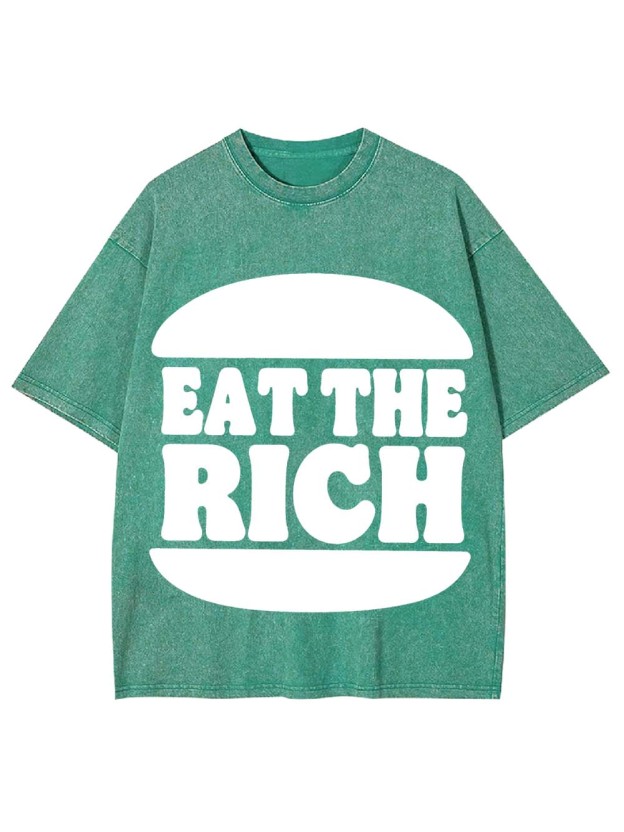 Eat The Rich Washed Tshirt
