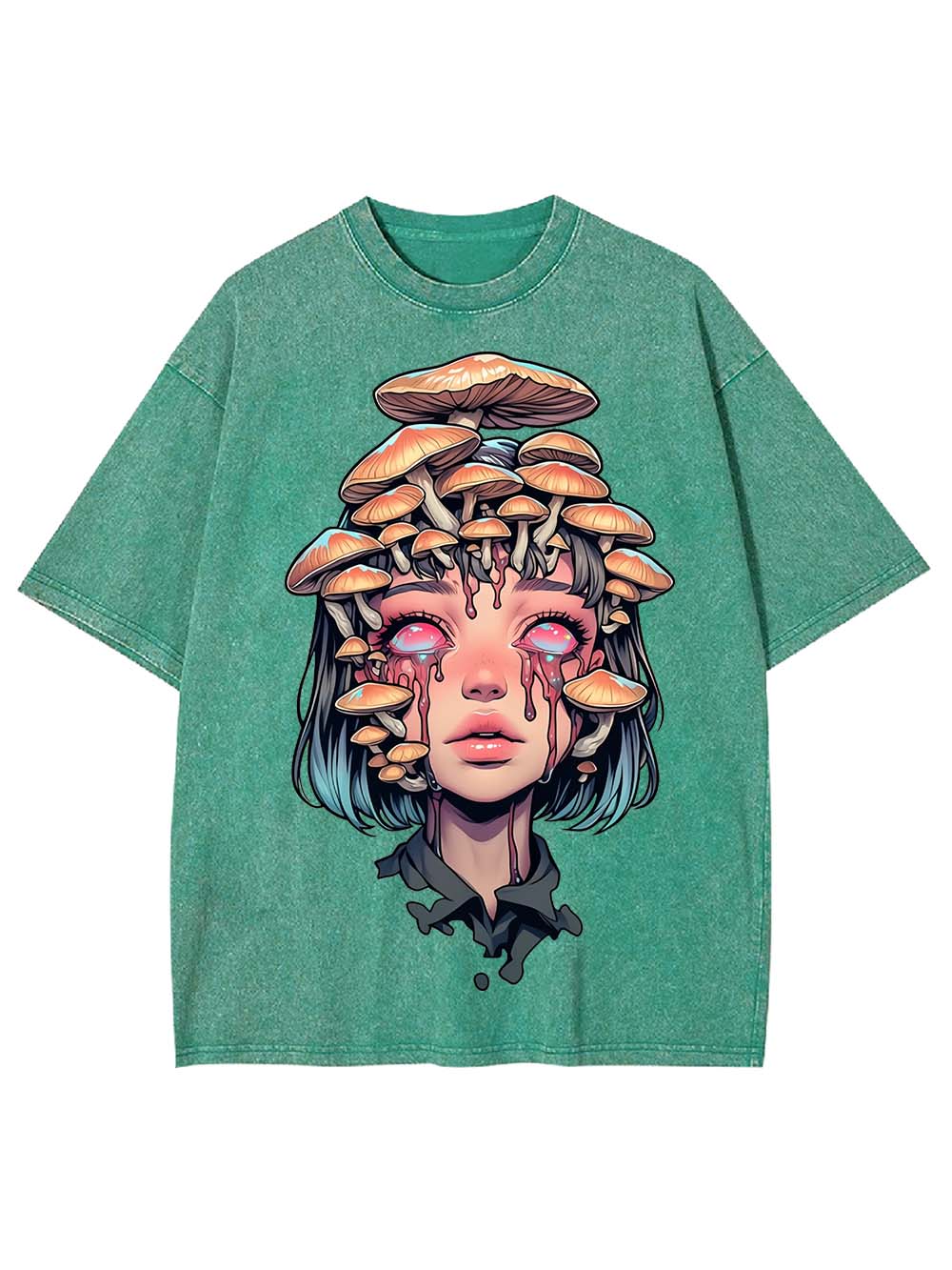 Mushroom Tears Washed Tshirt