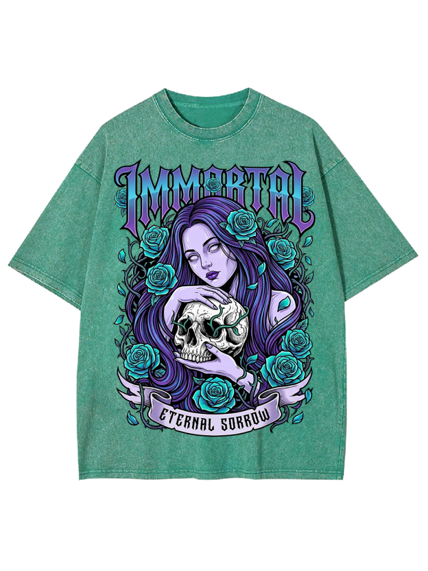 IMMORTAL ETERNAL SORROW Washed Tshirt