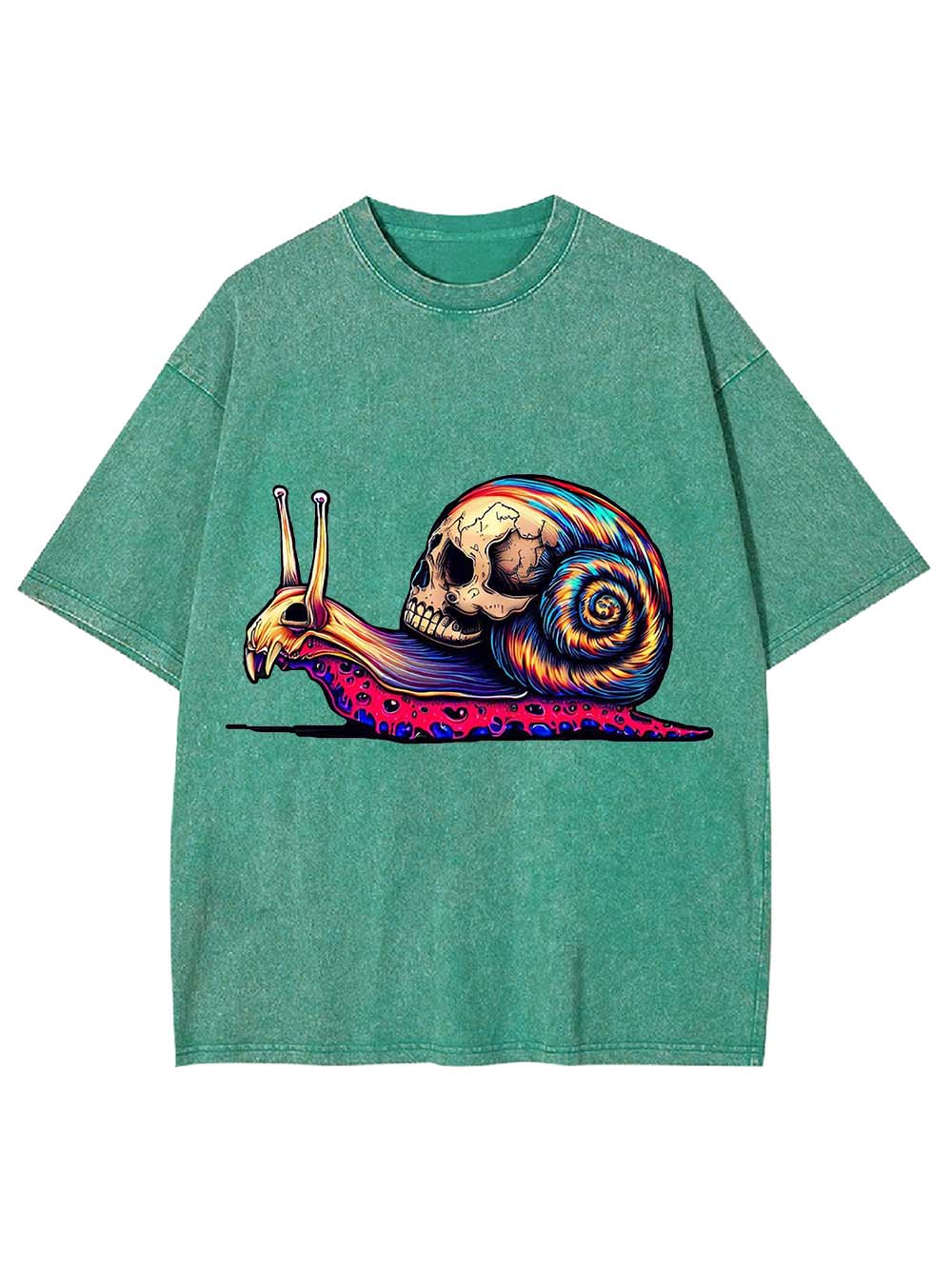 The Crawling Skull Washed Tshirt