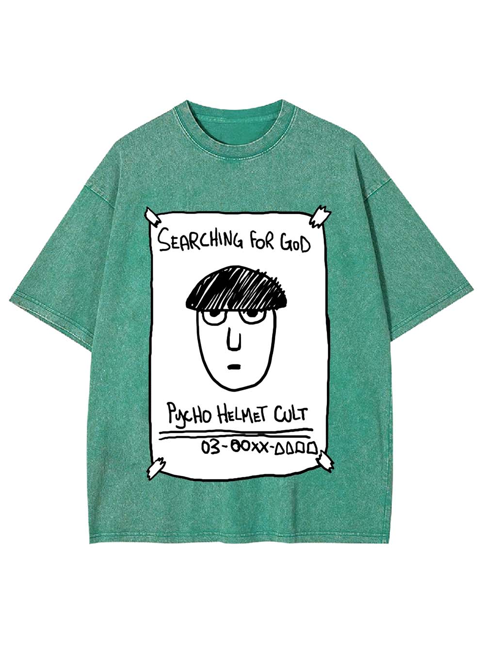 Psycho Helmet Cult Washed Tshirt