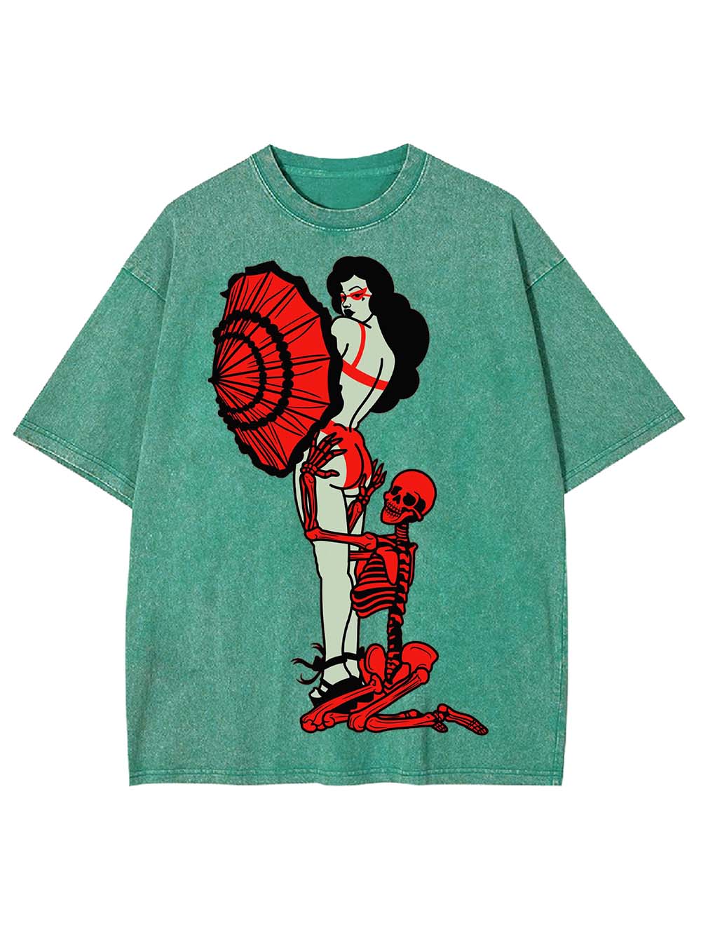 LOVE BEYOND THE GRAVE WASHED TSHIRT