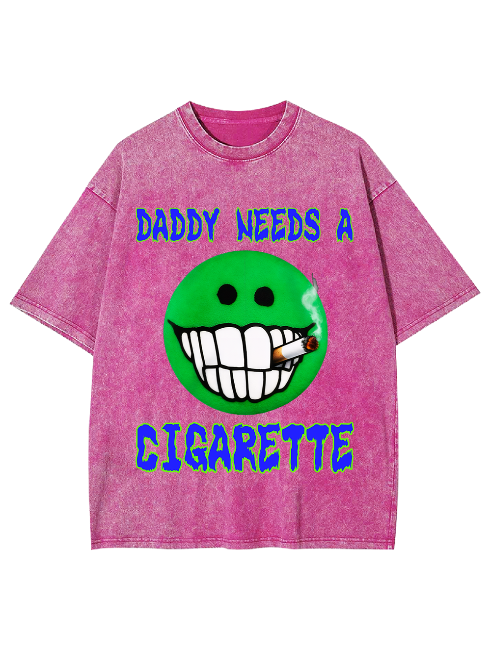 DADDY NEEDS A CIGARETTE Washed Tshirt