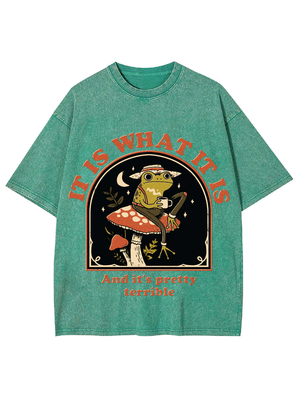 It Is What It Is Washed Tshirt-ClassyOutlaw Sale