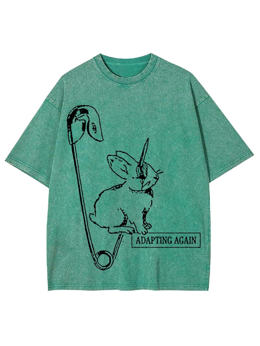 ADAPTING AGAIN WASHED TSHIRT