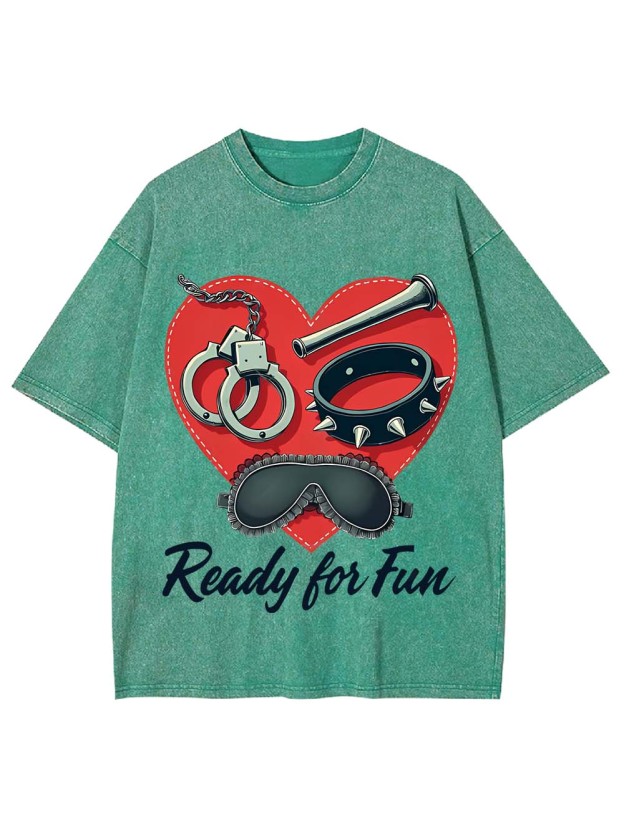 Ready For Fun Washed Tshirt