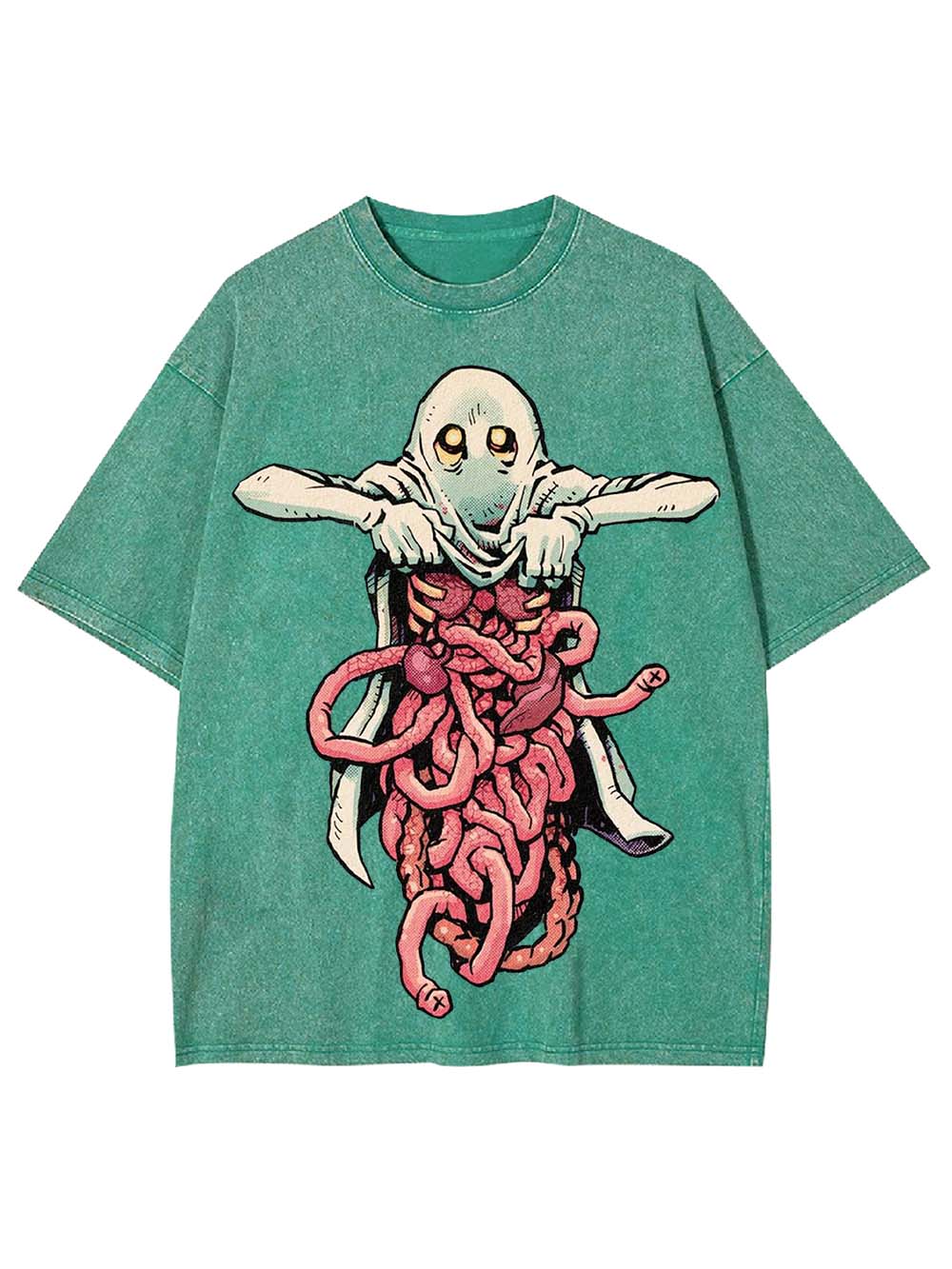 EXPOSED VISCERA WASHED TSHIRT