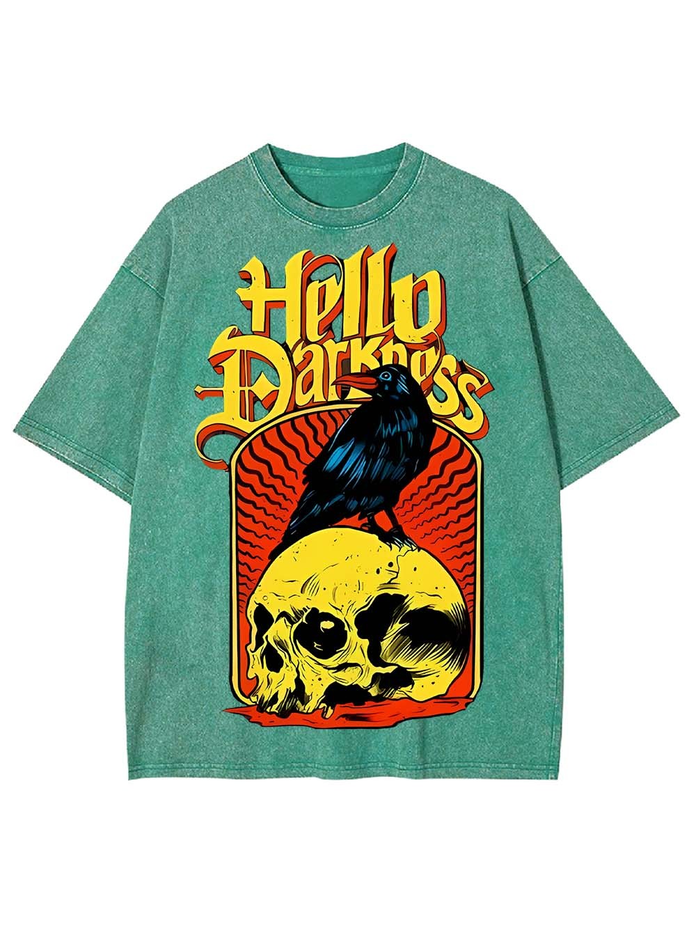 HELLO DARKNESS WASHED TSHIRT