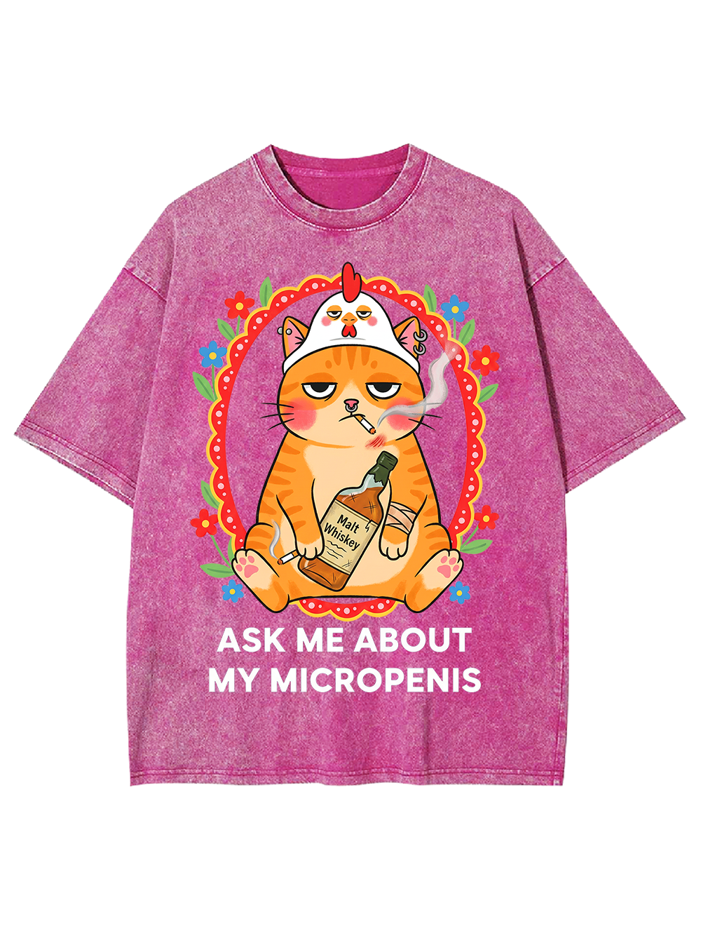 ASK ME ABOUT MY MICROPENIS WASHED TSHIRT