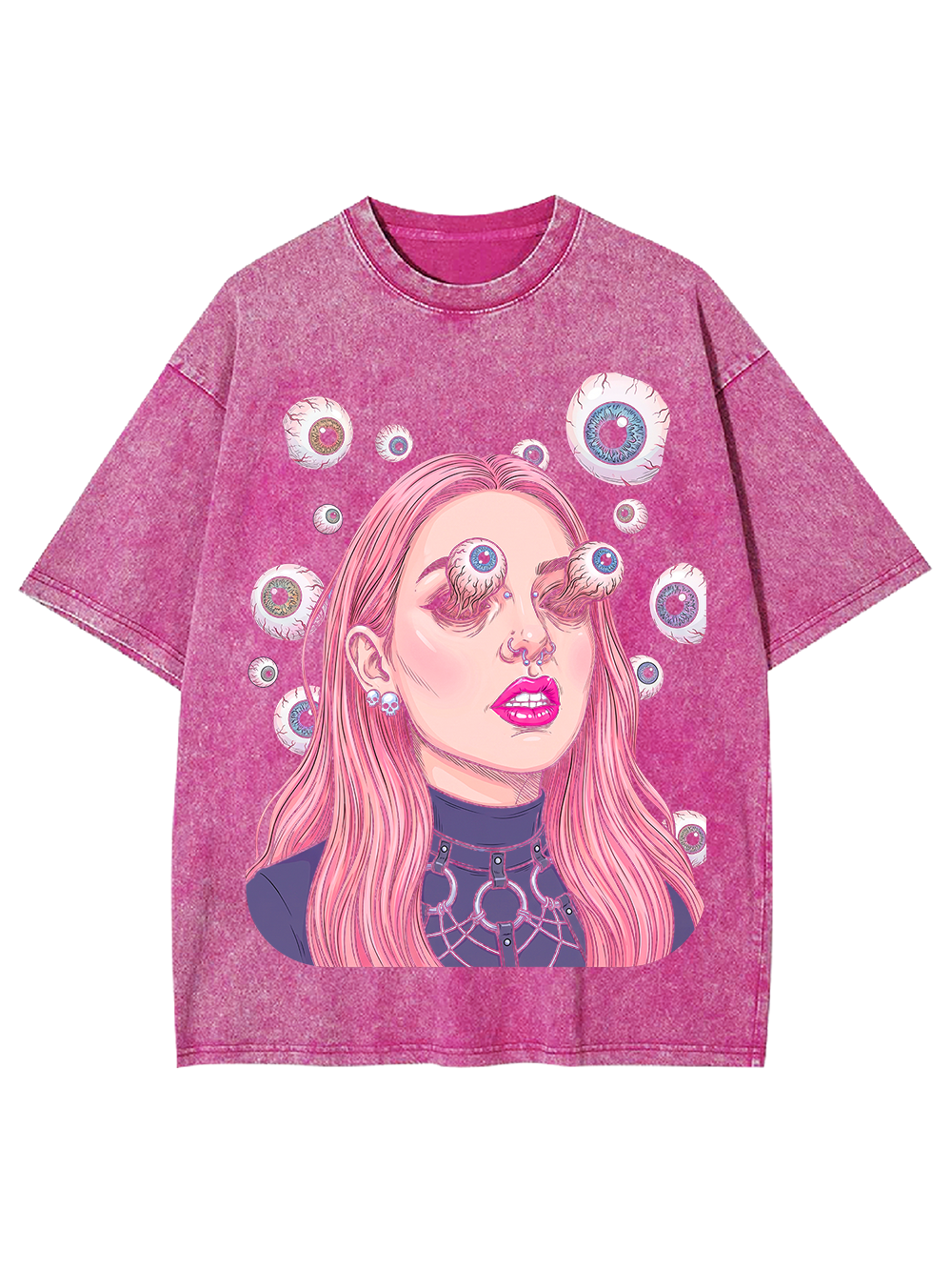 EYE OF THE PINK PHOENIX WASHED TSHIRT
