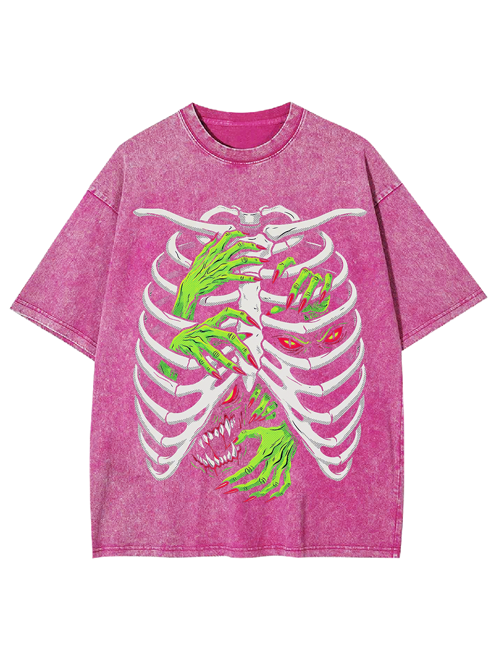 CLAWING FROM THE INSIDE WASHED TSHIRT