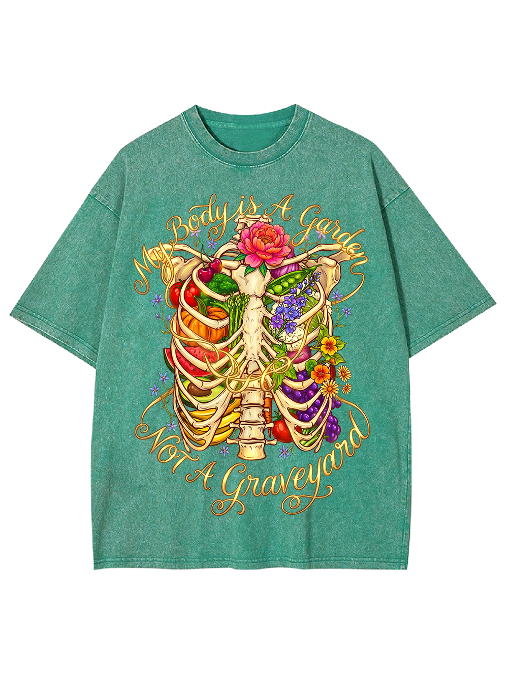 MY BODY IS A GARDEN WASHED TSHIRT