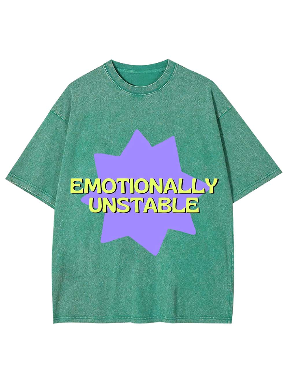 Emotionally Unstable Washed Tshirt