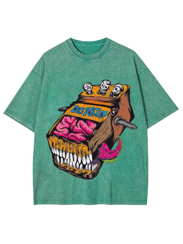 BRAIN DISTORTION DEVICE WASHED TSHIRT