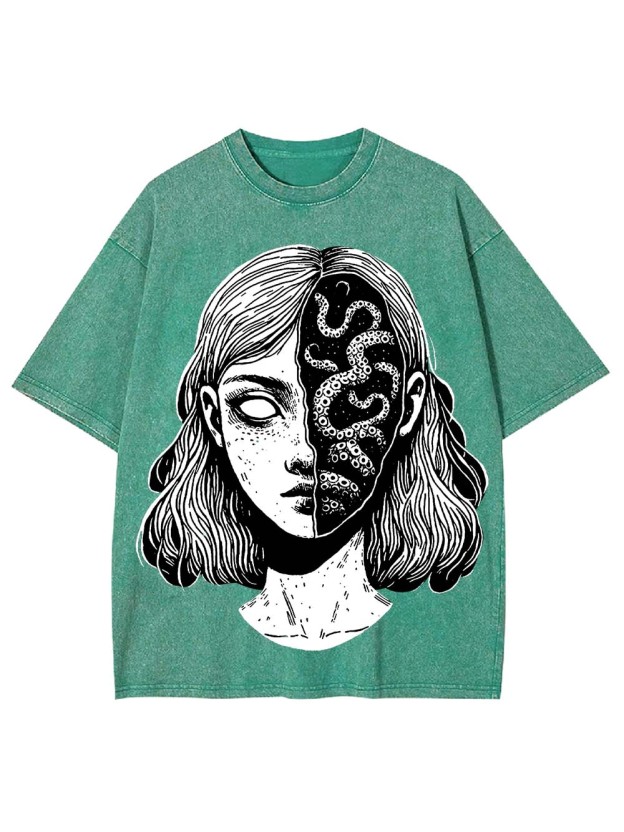 The Duality Within Washed Tshirt