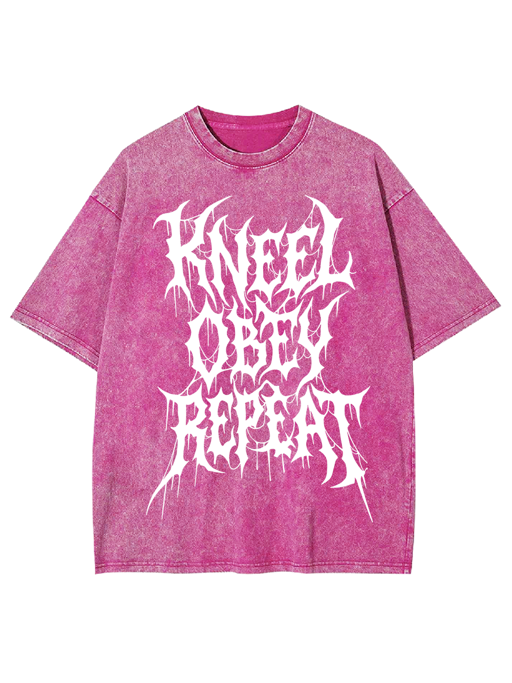 KNEEL OBEY REPEAT WASHED TSHIRT