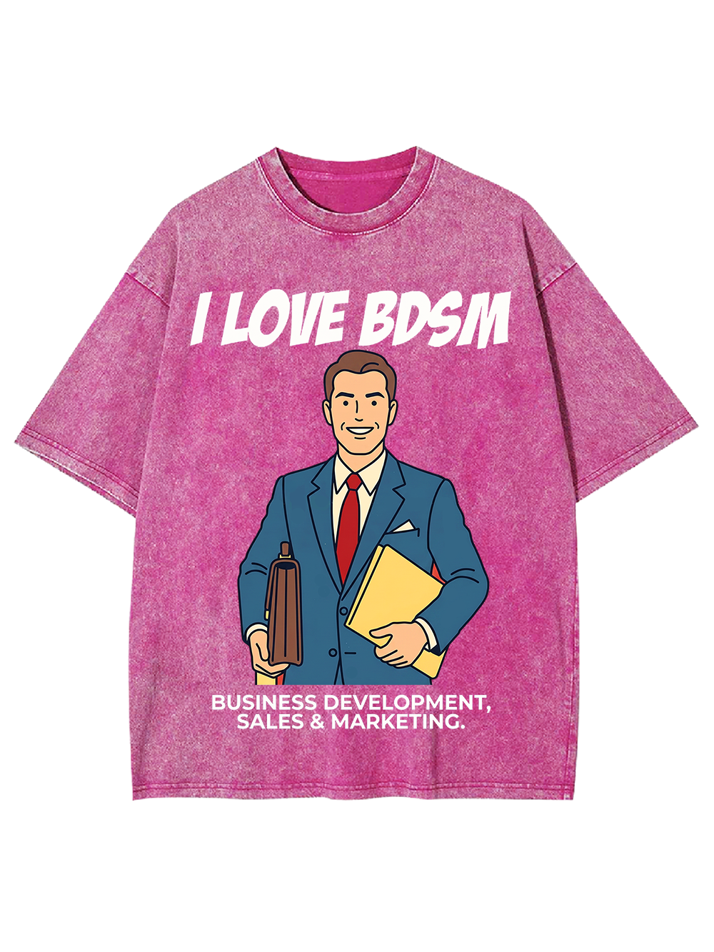 I LOVE BDSM WASHED TSHIRT