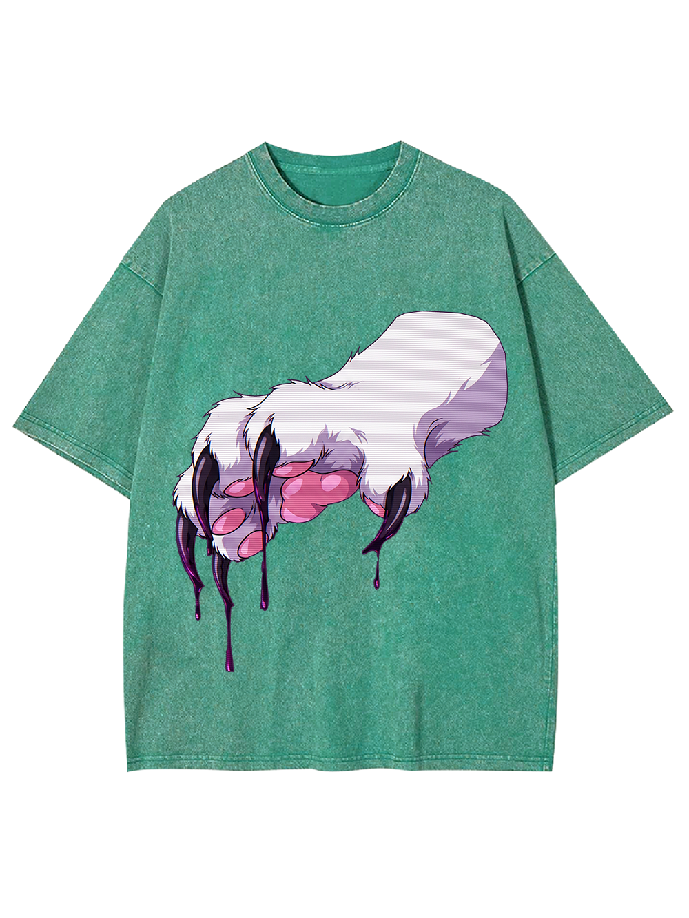 VAMPIRE KITTY CLAW WASHED TSHIRT