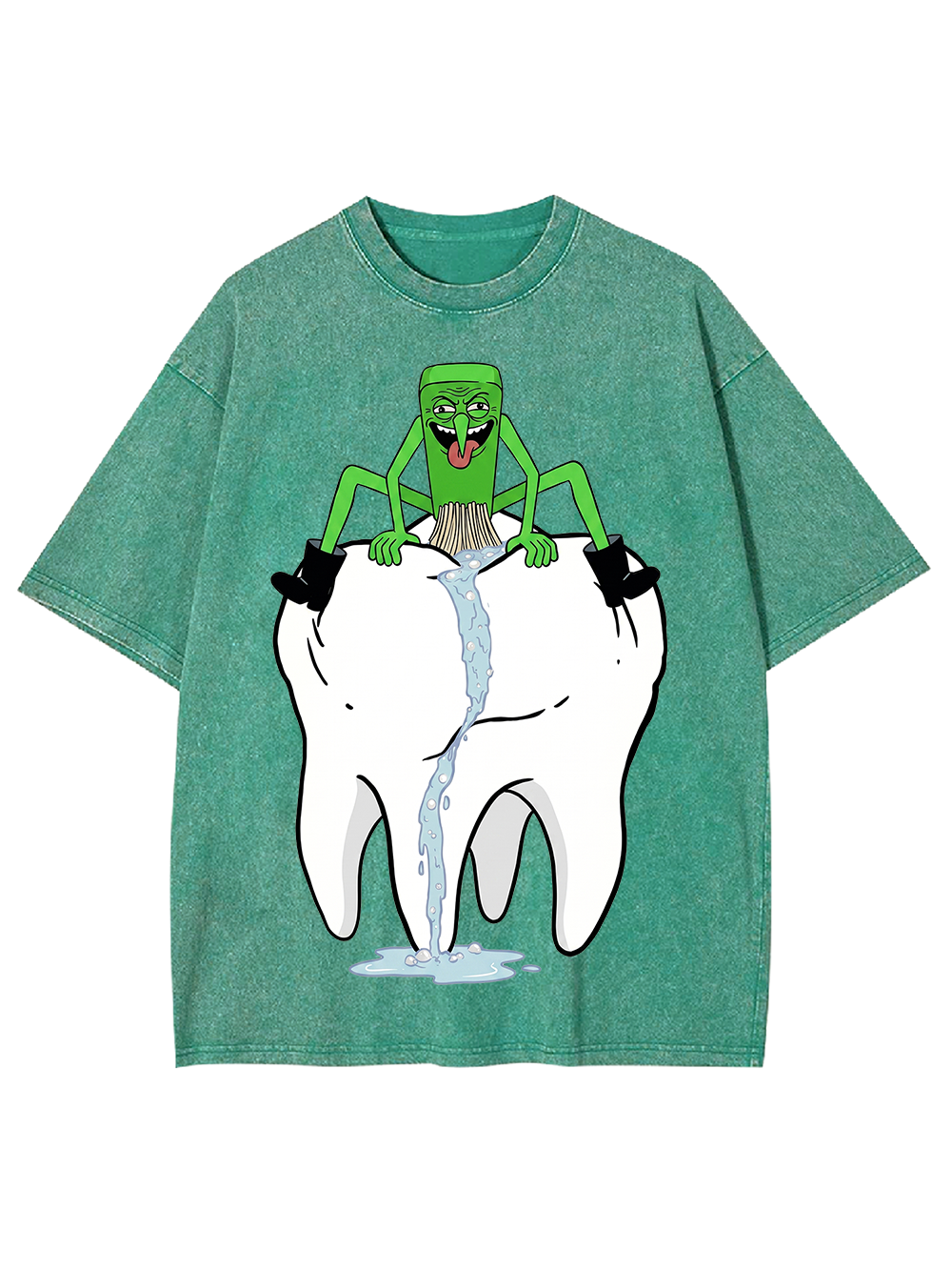 TOOTH WATERFALL GREMLIN WASHED TSHIRT